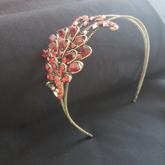 Girls' Fancy Peacock Headband - Picture 2 of 2